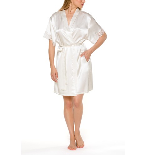 satynowy szlafrok COEMI