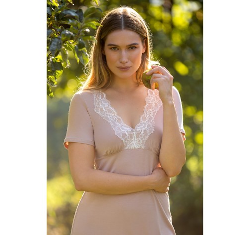 klasyczna koszulka nocna z dzianiny COEMI