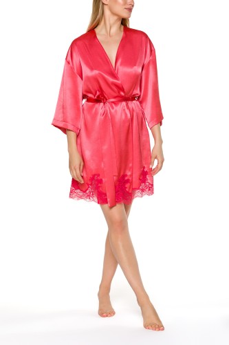 satynowy szlafrok COEMI