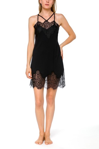 koszulka nocna z micromodalu z koronkami COEMI