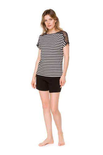 piżama damska krótka