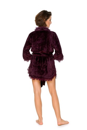 Ciepły damski szlafrok