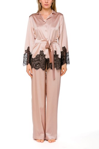 Jedwabna piżama damska