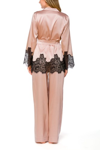 Jedwabna piżama damska