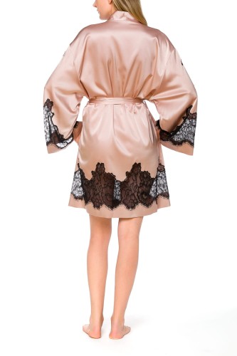 Damski szlafrok z jedwabiu