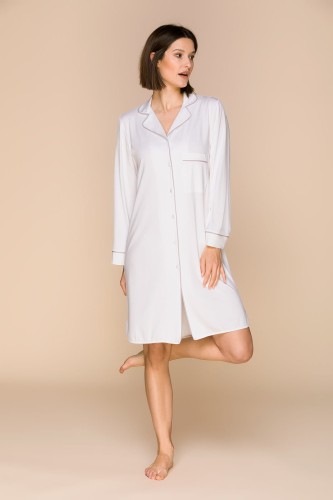 Koszula nocna na guziki