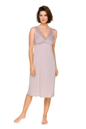 Damska bielizna nocna: koszula do spania midi