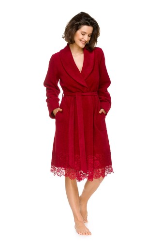 Damski gruby szlafrok