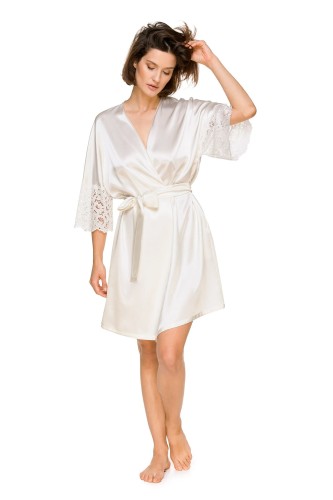 Damski cienki szlafrok