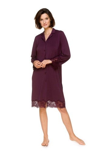 Koszula nocna zapinana na guziki