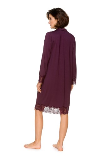 Koszula nocna zapinana na guziki