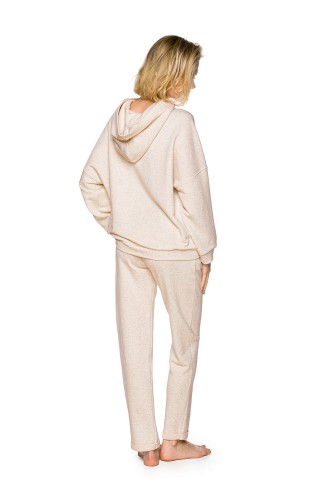 Damskie bawełniane spodnie z wiskozą i lnem