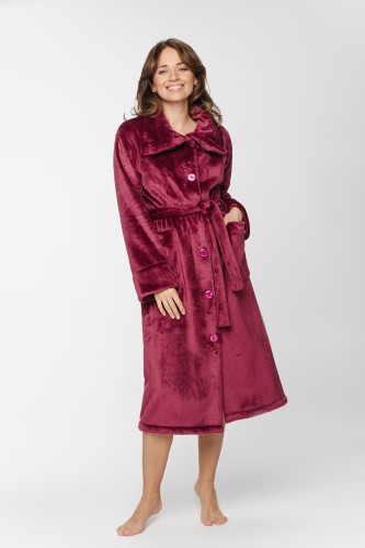 Damski szlafrok ciepły długi