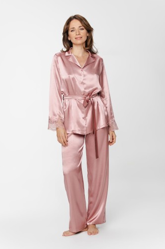 Damska piżama z satyny